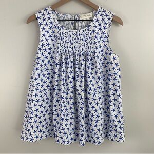 Broome Street by Kate Spade Blue Sea Star Sleeveless Top